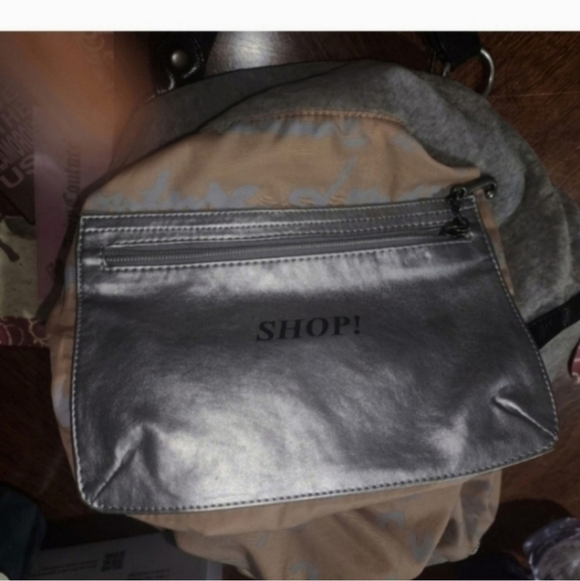 FINAL💣💣  SUPER DUPERRR RARE NEW!!! Y2k VELOUR JUICY COUTURE FRINGE XL BAG - Picture 4 of 10